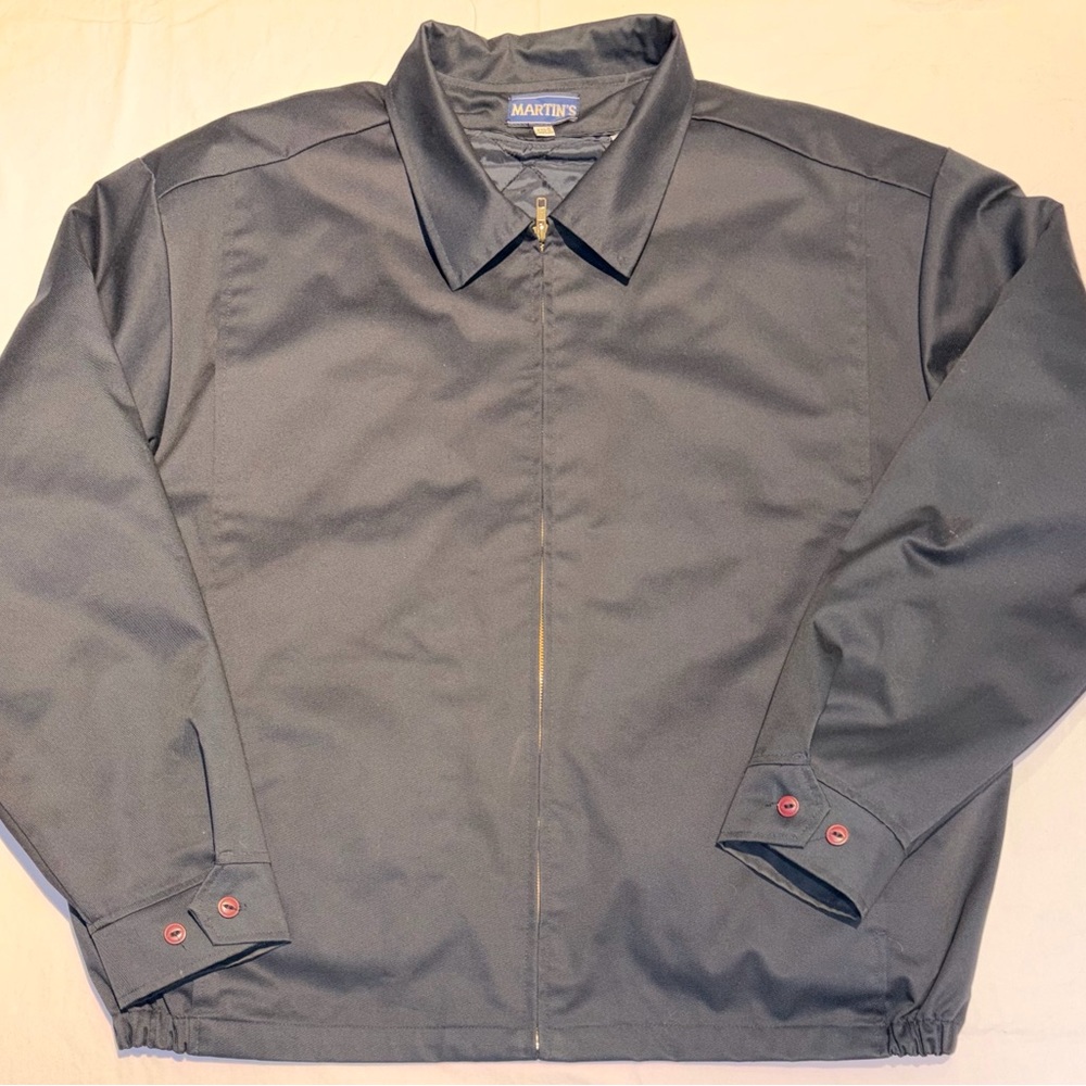 Vintage Martin's Men’s San Antonio Fire Work Jacket Quilted Lined Navy Size 2XLR